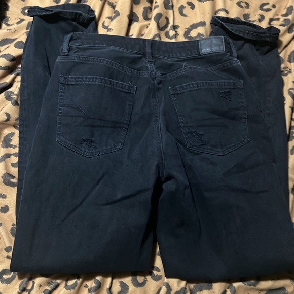 American eagle black jeans size 6 xlong - Picture 2 of 2